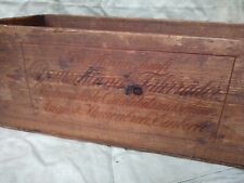 Kiste Holzkiste Werbung Deutschland Fahrrad Oldtimer alt Einbeck Stukenbrok 