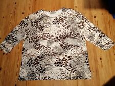 Queensway Bluse Tiermuster Gr