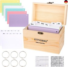 Karteikarten Box A6, 17.5 x 10
