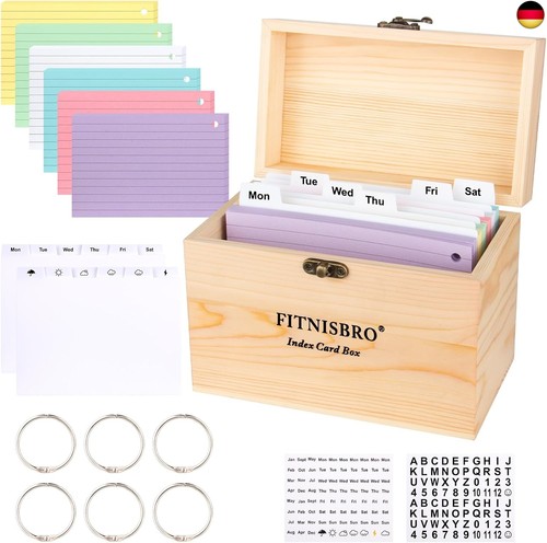 Karteikarten box 5 - a6,, 10