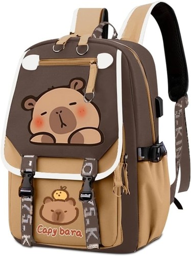 Capybara backpack school bag - capybara,