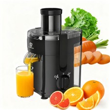 SUPERLEX Zentrifugaler Entsafter Slow Juicer| Elektrischer Ganzfruchtentsafter