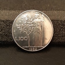 Münzen Italien 100 Lire 1982