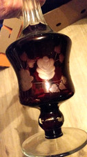 Karaffe mit fuß stöpsel - mit,