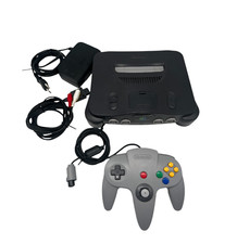 Nintendo 64 Konsole N64 | Schwarz | NUS-001 | inkl. Controller und Jumper Pak