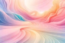 Wandbild: Abstrakte weiche