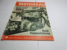 Das Motorrad Zeitschrift     4/1966       Sunbeam-Story