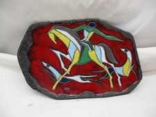 Vintage Keramik Wandbild –