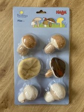 Haba Biofino Pilze 6 Stück Rarität Spielküche, Kaufmannsladen Zubehör 