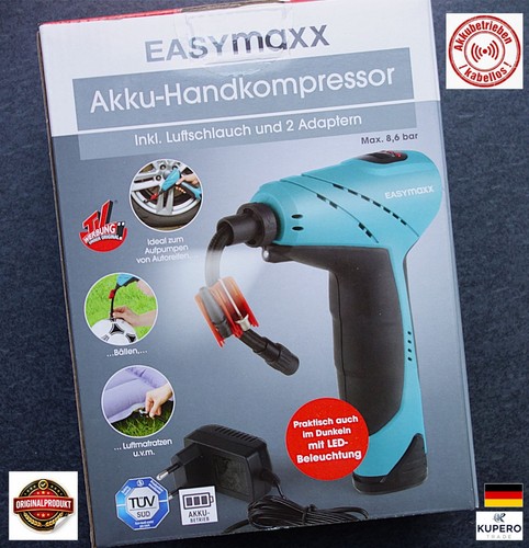 Easymaxx akku handkompressor - easymaxx, akku-handkompressor