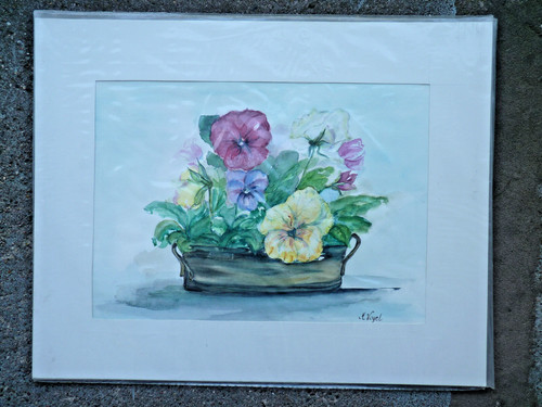Original gemälde aquarell - original,