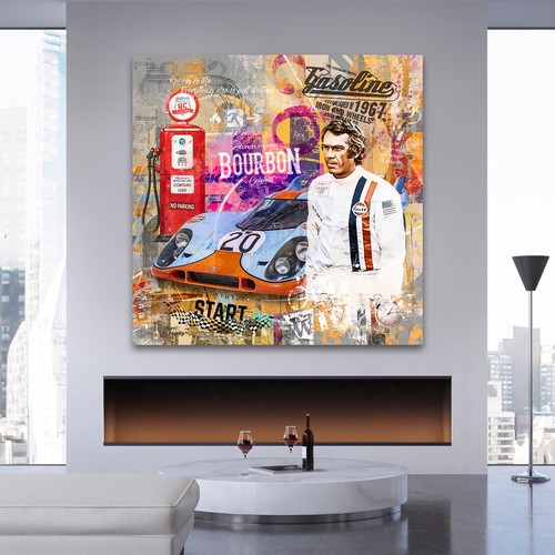 Leinwandbild steve mcqueen pop - mcqueen,