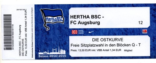 Ticket hertha bsc berlin - berlin,