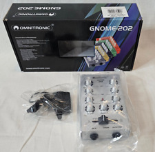 Omnitronic GNOME-202 2-Kanal DJ Mixer Silber