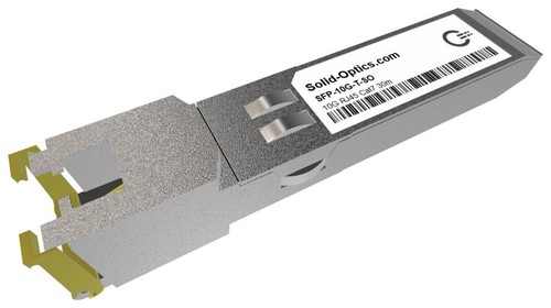 Sfp solid optics 10ge - sfp, 10ge-t