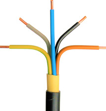 (8,45 €/m) NYY-J 5x10 mm²