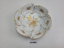 Schale Ilmenau Graf von Henneberg Porzellan Blumendekor Gold Ø=24cm #2510800