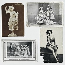 1910 Postkarten VARIETÉ THEATER ENSEMBLE Hedi Loni Valesco Les Favorites Liliput