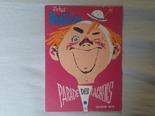 Programmheft DDR-Zirkus Berolina Saison 1970 - Parade des Lachens