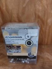 Lichterkette silber Perlen 20