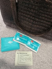 Seltene Vintage Krokodilleder