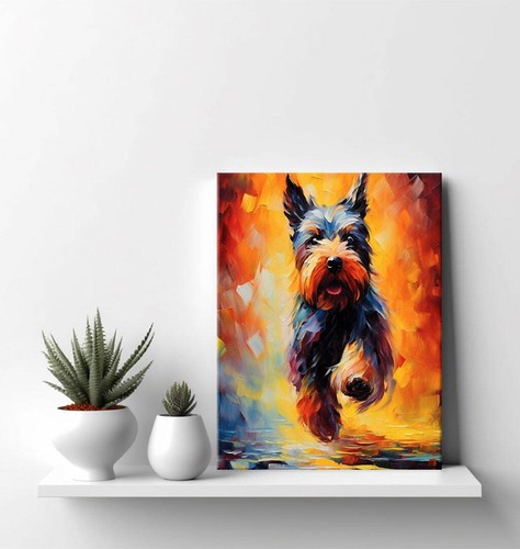 Leinwandbild scottish terrier - leinwandbild,