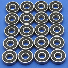 20 Stück Kugellager, Rillenkugellager 6000 2RS (10x26x8 mm)
