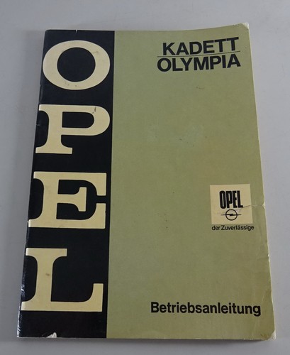 Betriebsanleitung opel kadett - betriebsanleitung,