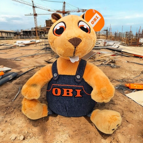 Obi biber plüschtier - obi,