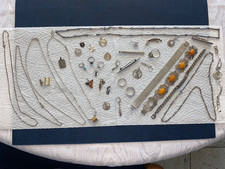 Großes Silber Konvolut Nachlass (800, 835, 925) - Schmuck & Bruchsilber Ketten