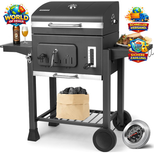 Holzkohlegrill xxl mit - holzkohlegrill,