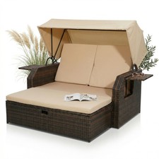 Rattan strandkorb sonnenbett - strandkorb,