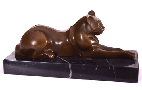 Katze bronzeskulptur bronze - bronzeskulptur,