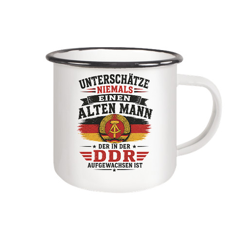 Ddr emaille tasse - emaille,