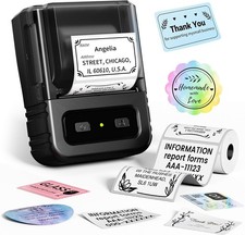 Phomemo M102 Thermo Etikettendrucker Bluetooth Quittung Barcode Aufkleber Maker