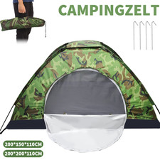 4 Personen Pop-Up Zelt Wurfzelt Camping Wasserdicht Trekkingzelt Familienzelt DE