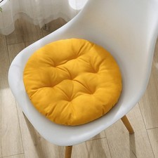 Stuhlkissen 2er Set Bequeme Sitzkissen Rund Gartenstuhl Stuhlauflage Sitzpolster