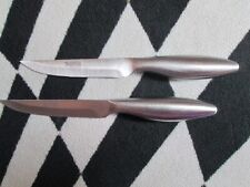 2 Edelstahlsteakmesser