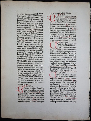 Inkunabel blatt lübeck - inkunabel, lukas