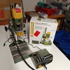 Proxxon BFW 40/E Fräsmotor mit Steuergerät + Proxxon BFB 2000 Bohrständer, gebr.