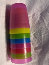 IKEA "KALAS" - Becher - bunt verschiedene Farben - 8 Stück