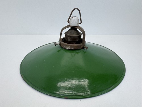 Alte fabriklampe emaille - fabriklampe, stall