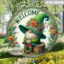 Holzschild Gartenzwerg