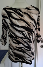 Damen Shirt Gr 38/40  Monari, Halbarm, mehrfarbig