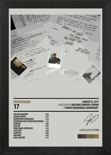 Xxxtentacion album cover - '17',