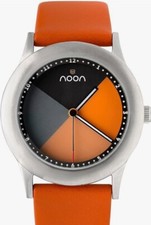 noon copenhagen Unisex- Armbanduhr Design 17006 orange gebraucht TOP