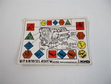 Deutz BFL FL 6 8 10 12 413 F W Dieselmotor Aufkleber Wartung Ölwechsel Übersicht