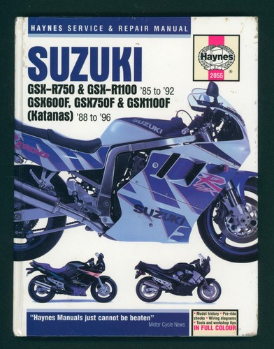Suzuki gsxr 750 - suzuki, haynes