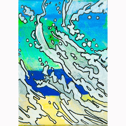 Original painting aceo - painting,