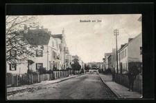 Ansichtskarte Simbach am Inn, Straßenpartie im Ort 